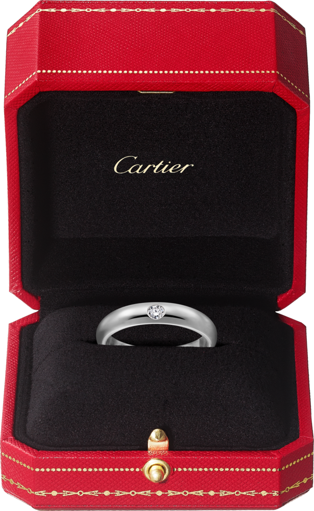 【美品・正規品】Cartier 1895 ウェディング リング ペアセット Cartier - カルティエ 1895 ウェディング ペア リング Pt950