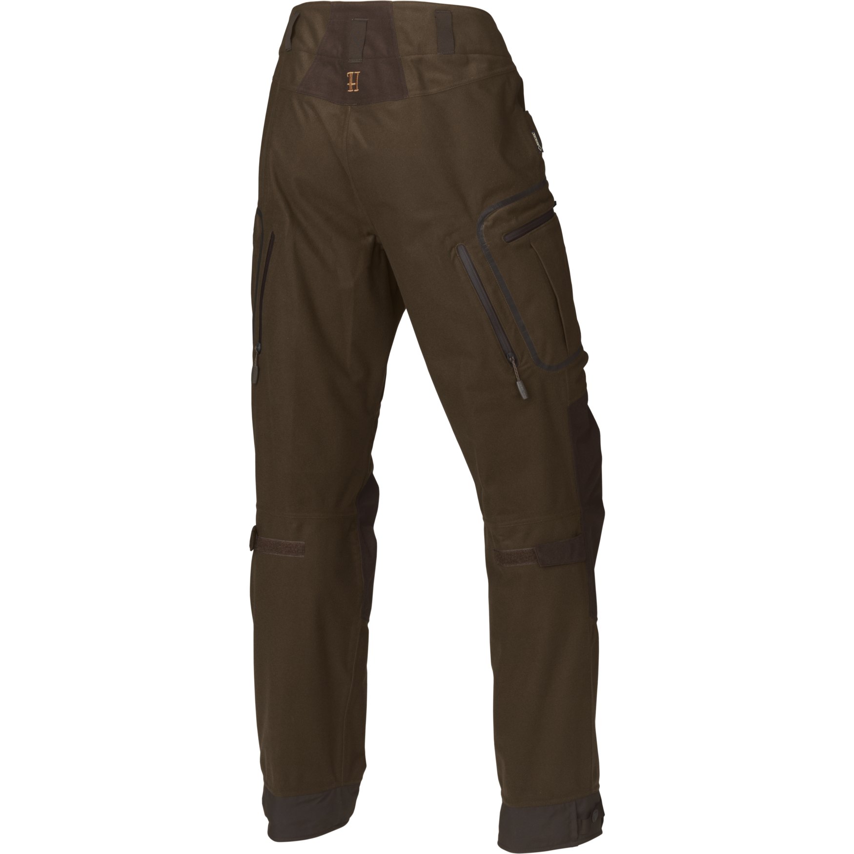 Men's Grey-Green Relaxed Fit Stretch Pant