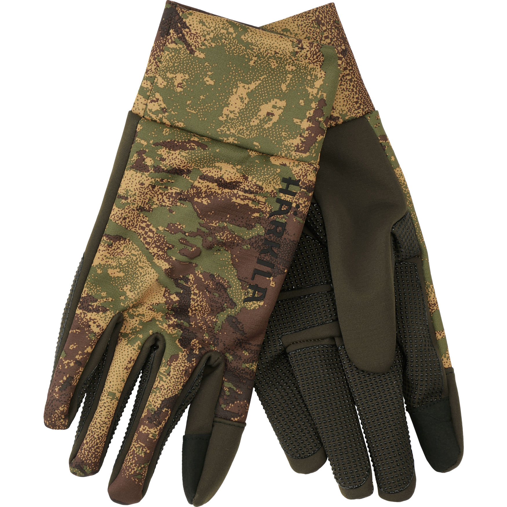 camo fleece gloves