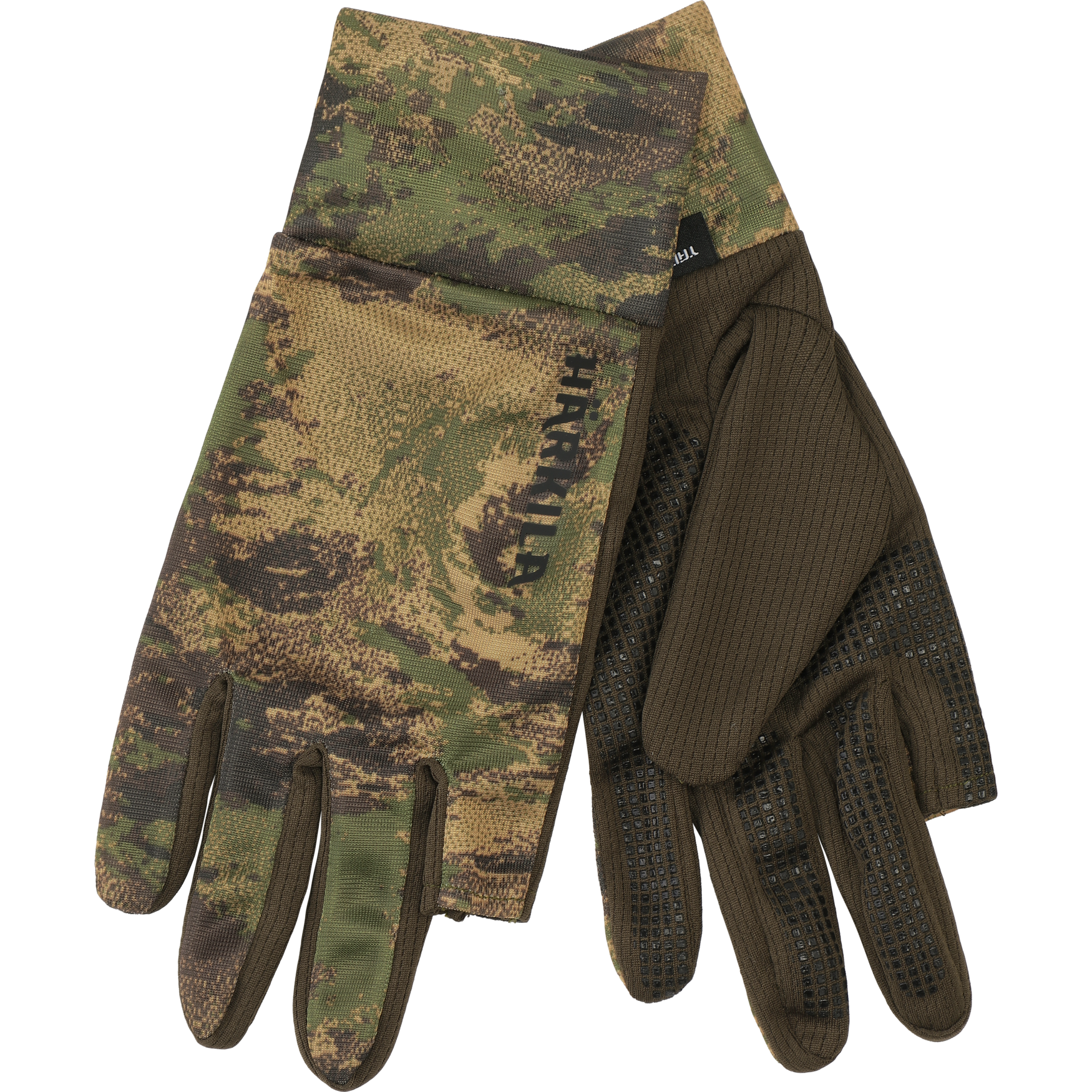 camo cotton jersey gloves