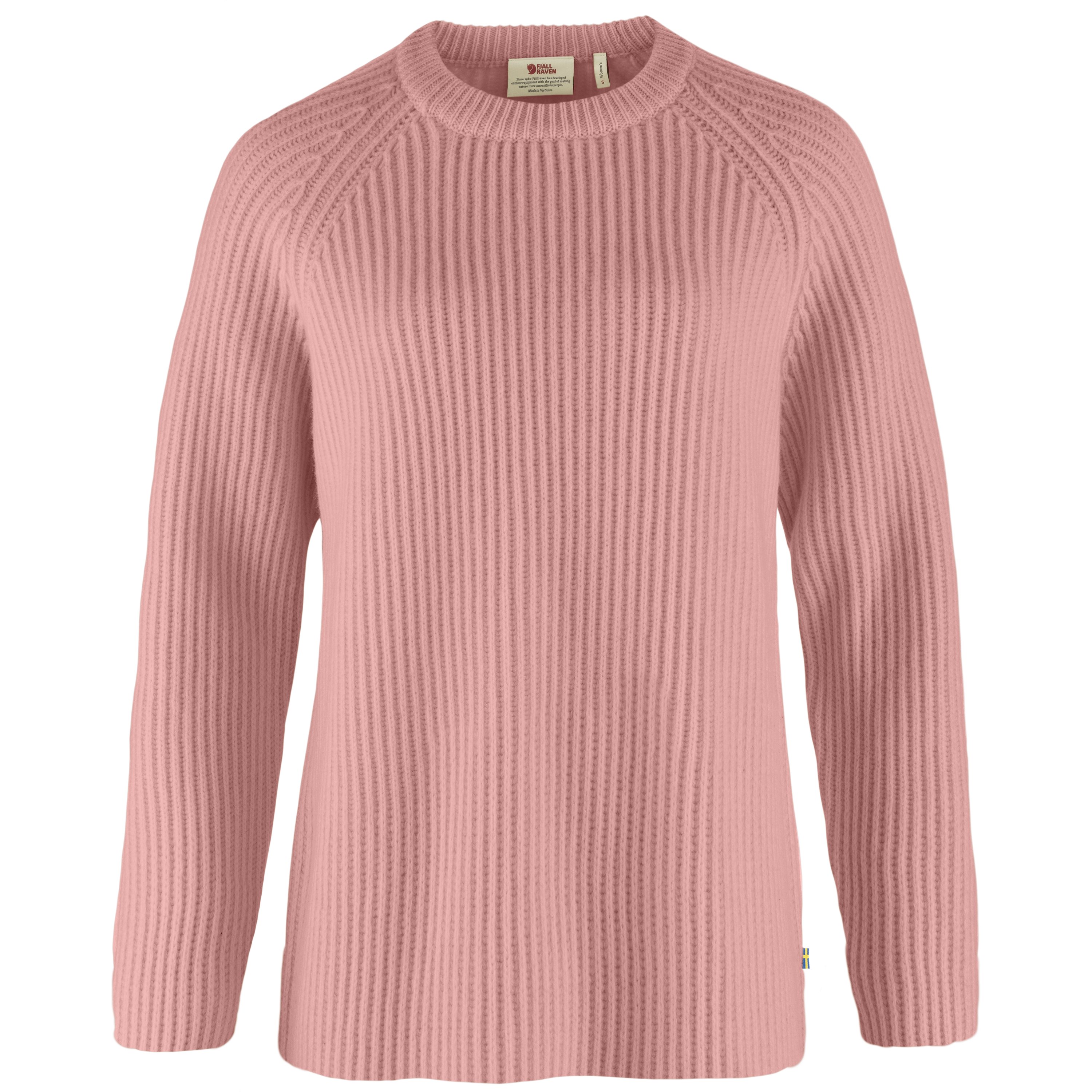 Fjällräven Övik Rib Sweater Women - Dusty Rose