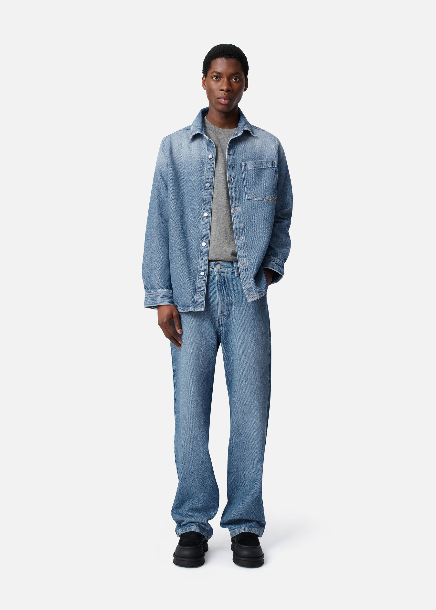 トップス ASKYY DENIM SHIRT ASKYY DENIM SHIRT