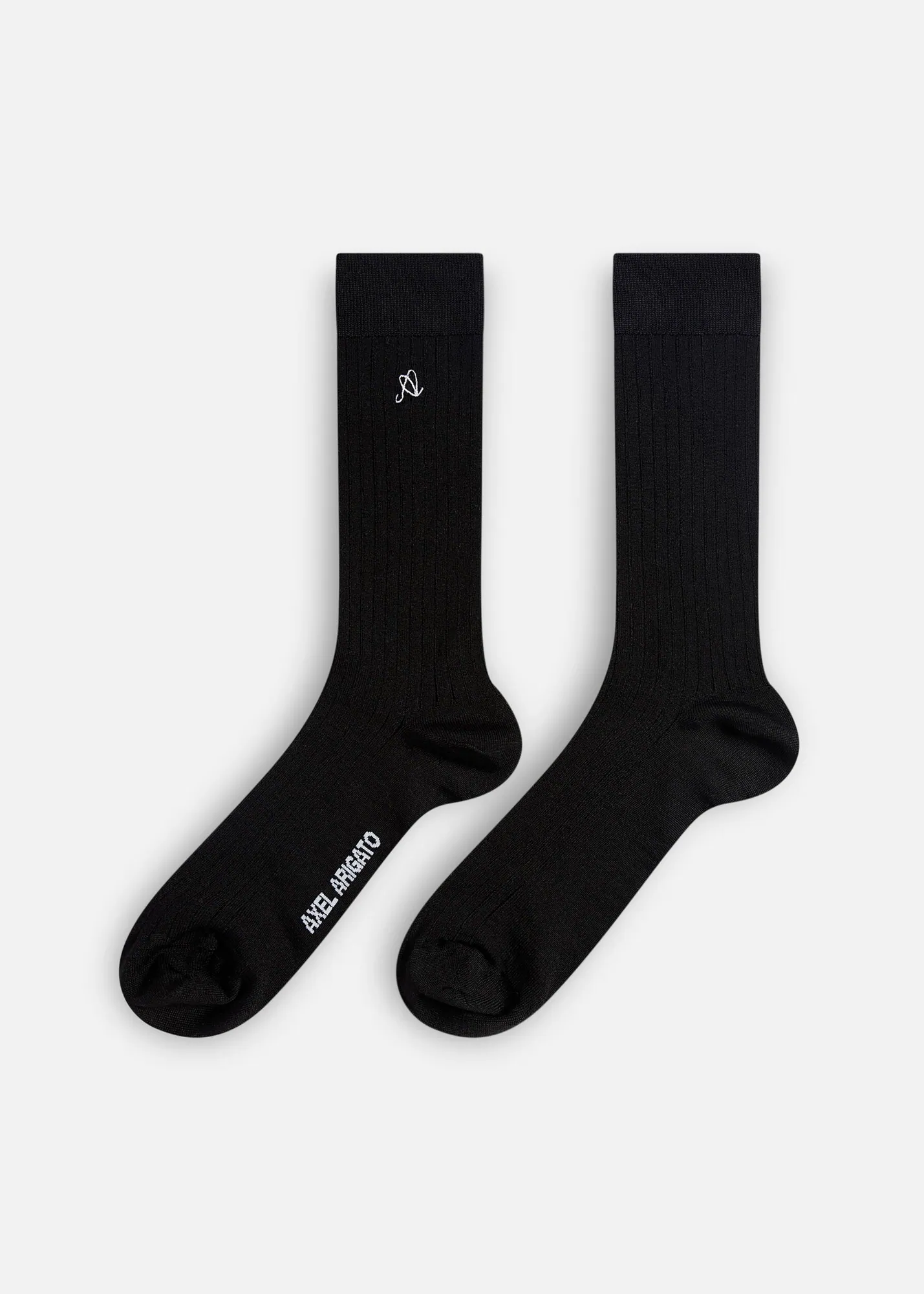 A LOGO SILK SOCKS