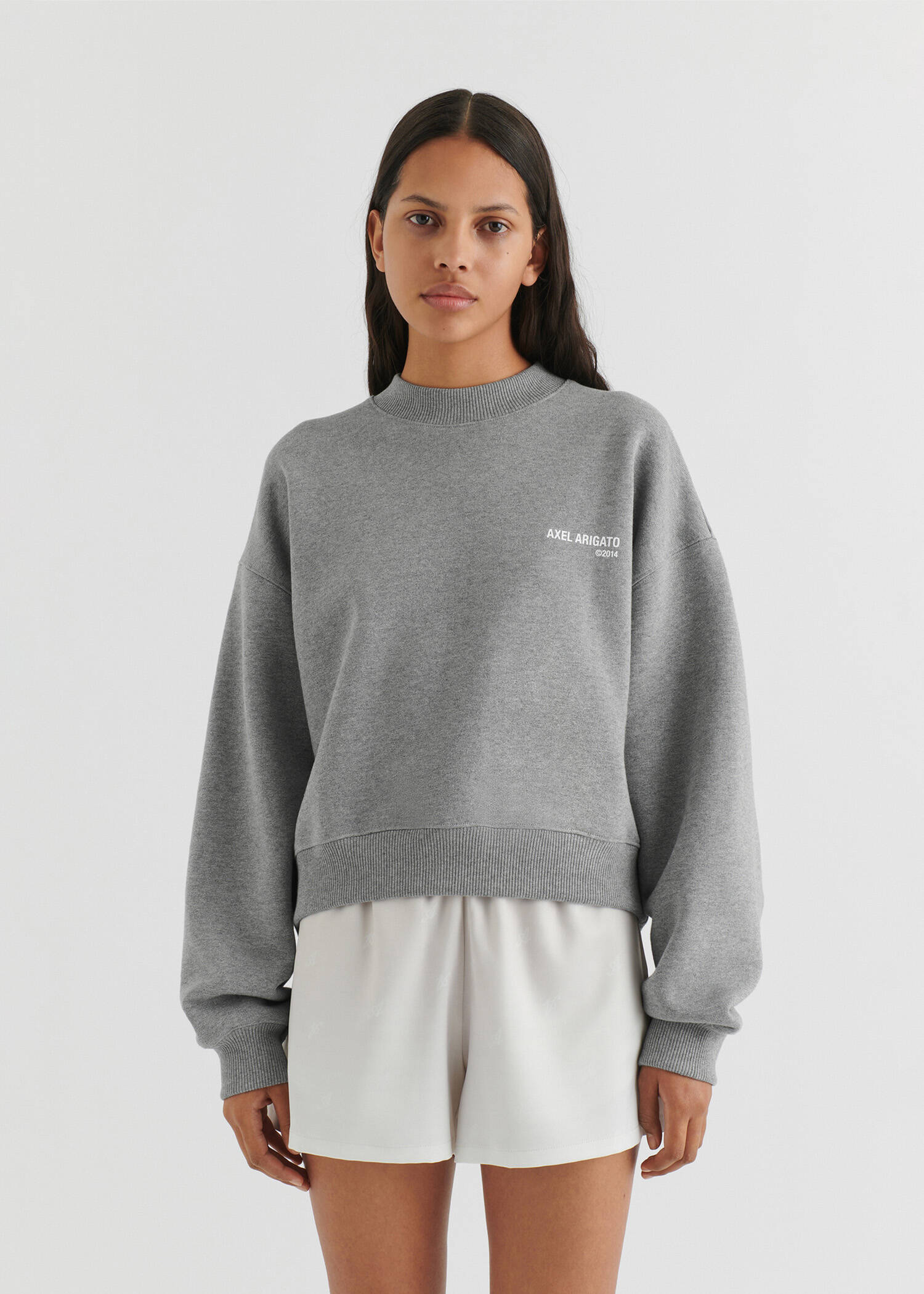 【関税込み】Axel Arigato グレー Hyde スウェットシャツ Axel Arigato Hyde Washed Sweatshirt | Neutrals | FARFETCH