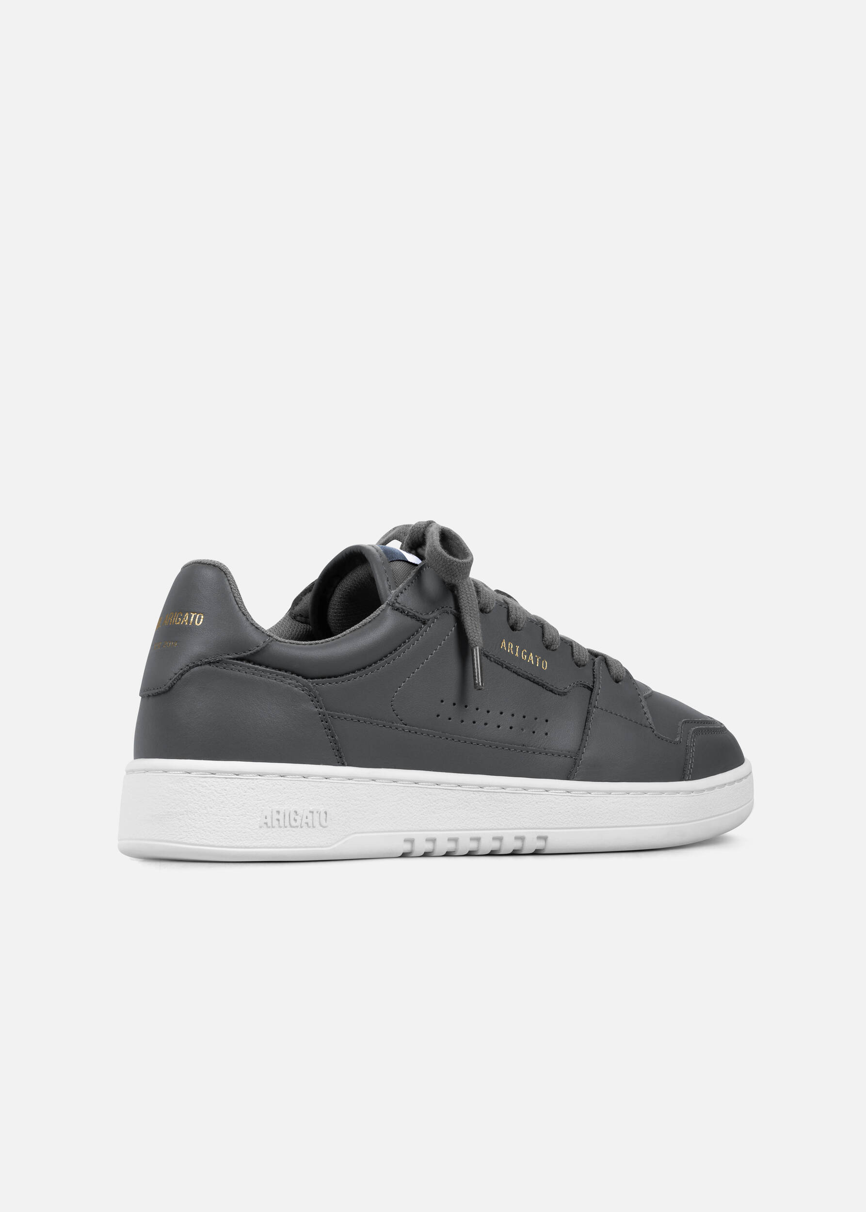 【関税込み】Axel Arigato グレー＆ブラック Dice Lo スニーカー Axel Arigato White and Silver Dice Lo Sneakers - Fabric of