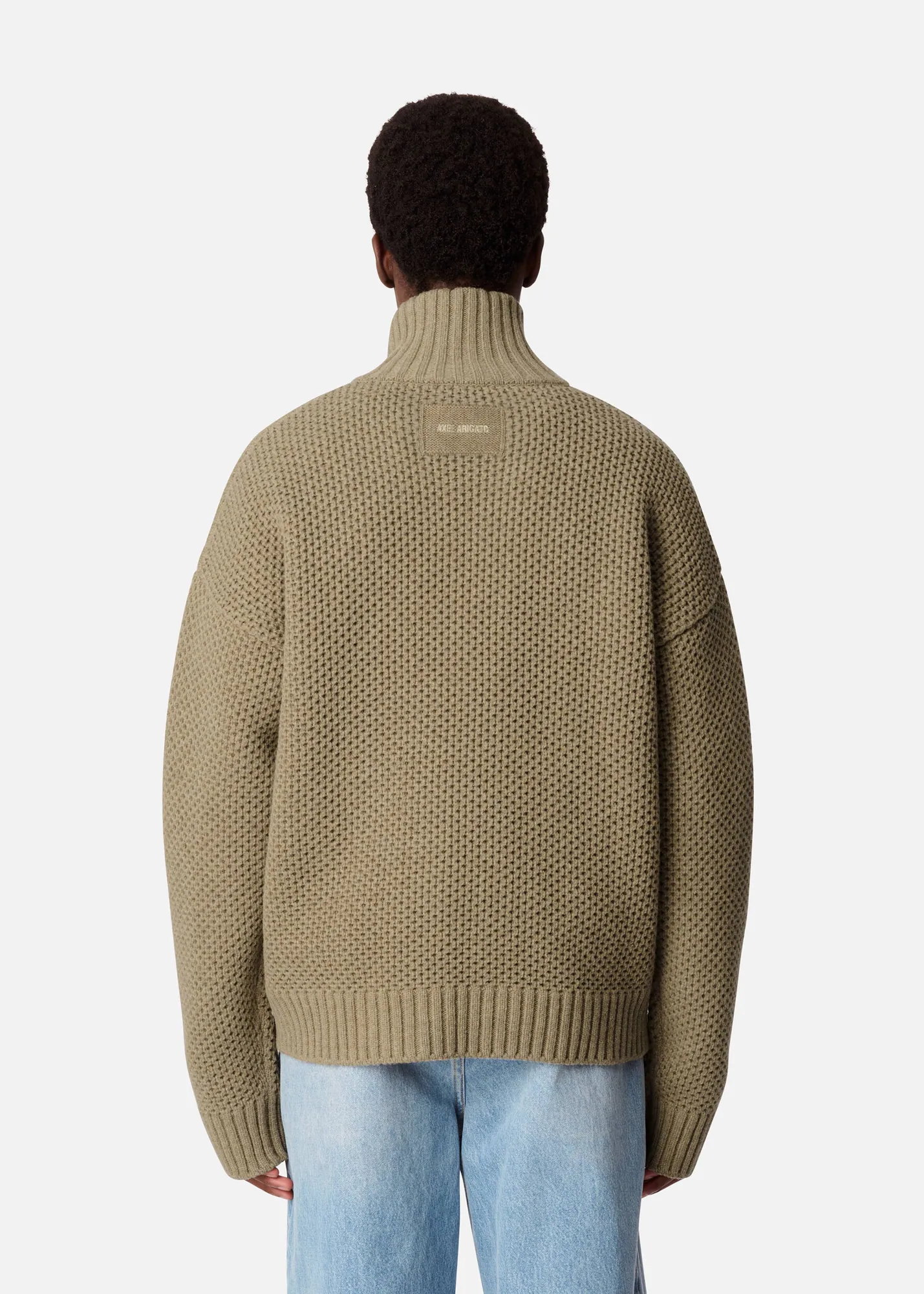 Comb Zip-up Sweater