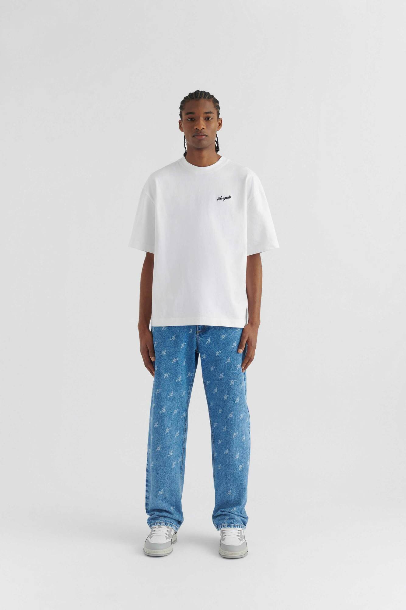 Faded Signature Zine Jeans