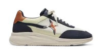 Off White/Dark Blue