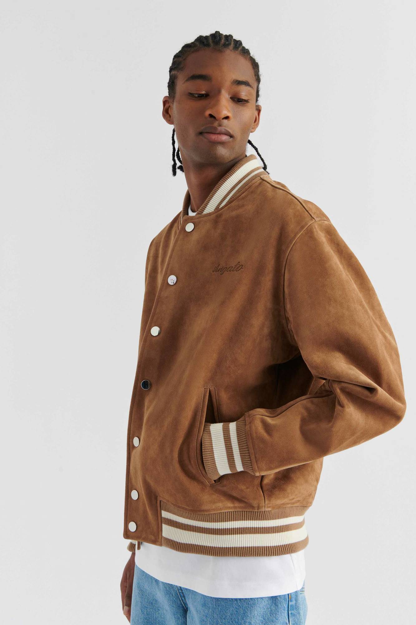 Honor Suede Bomber