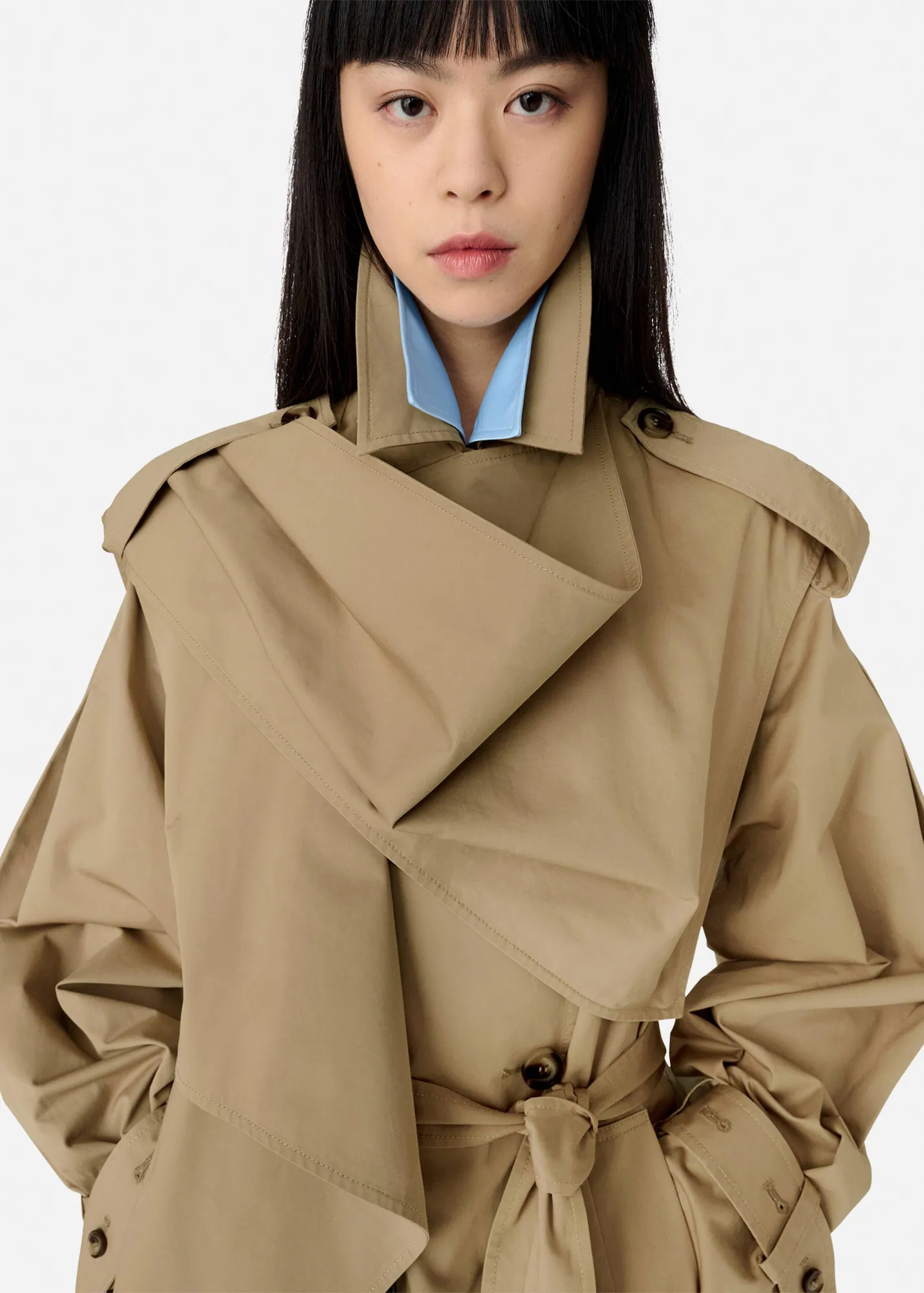 Split Trench Coat