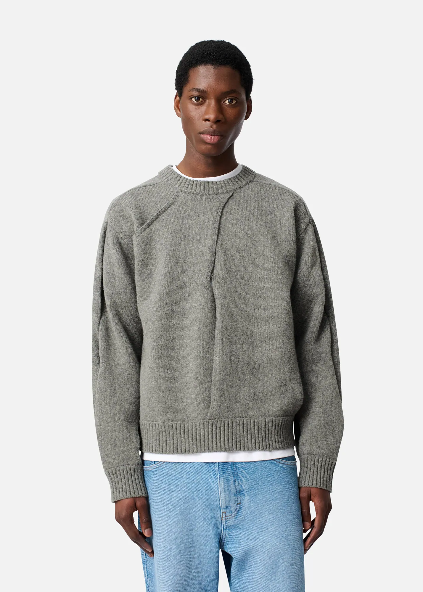 Stitch Panelled Sweater