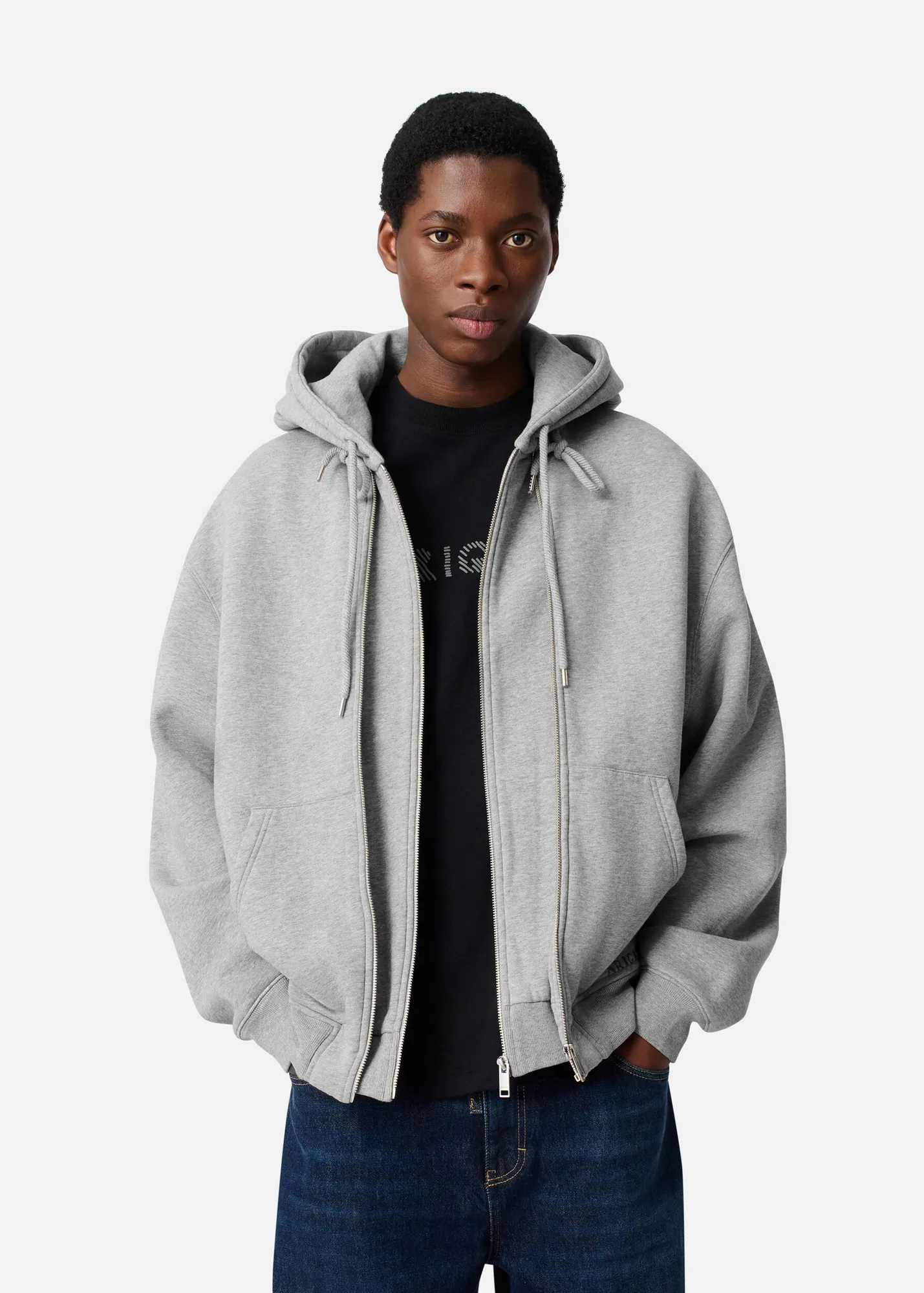 Sweat Axel Arigato Homme XS - Gris - Col Rond, Appliqués (occasion, Petite Tache)