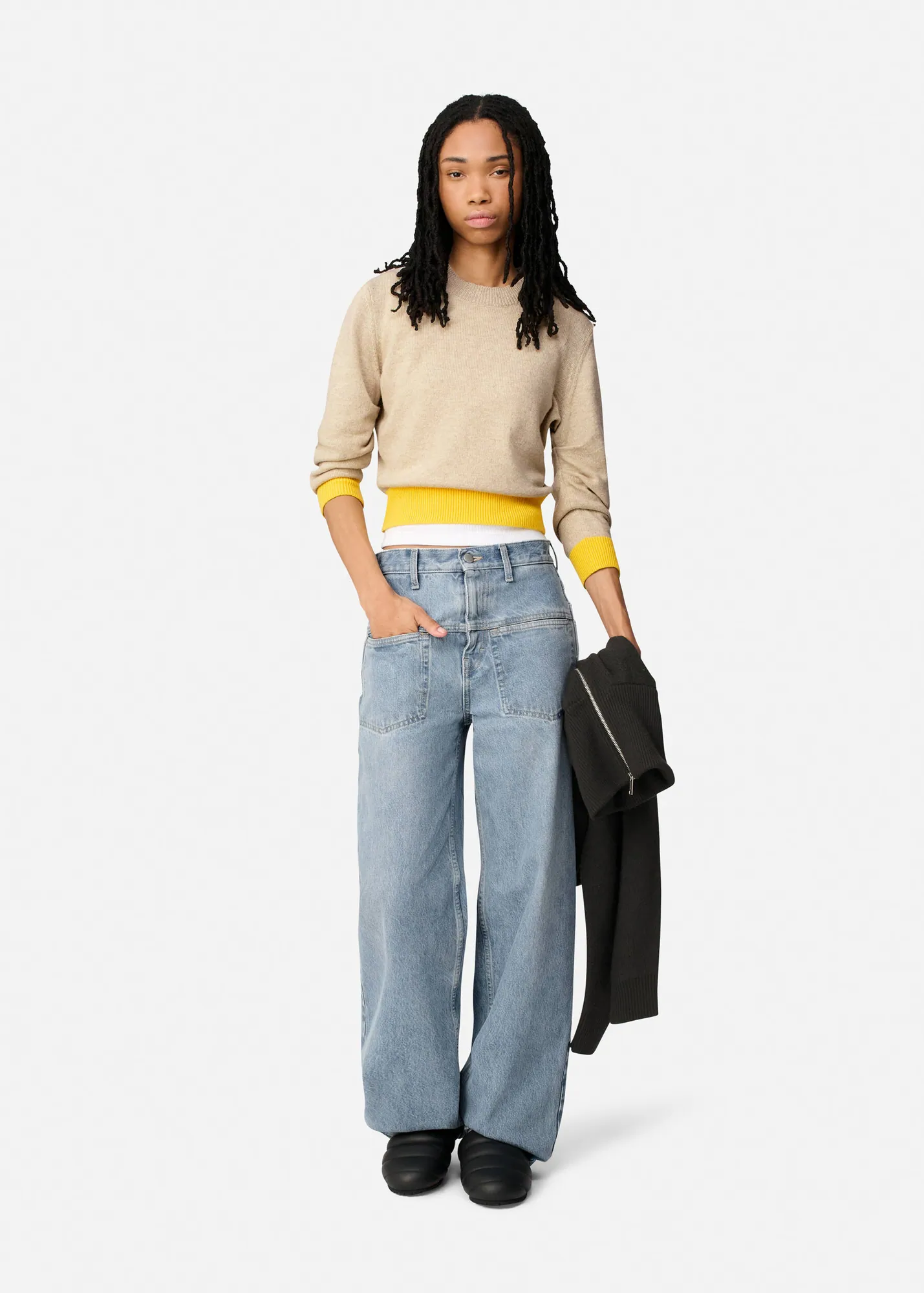 Rina Gathered Sweater