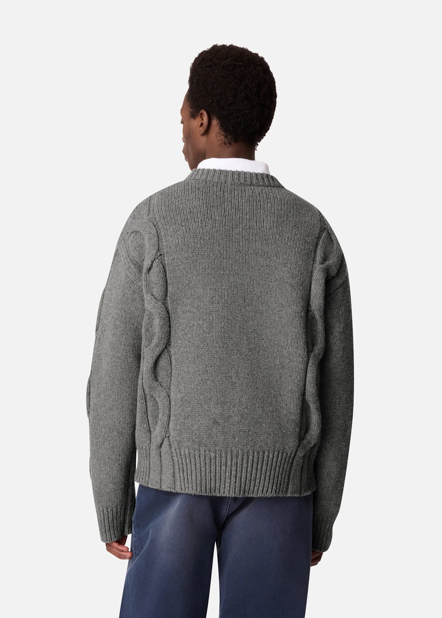 Beam Cable-Knit Sweater