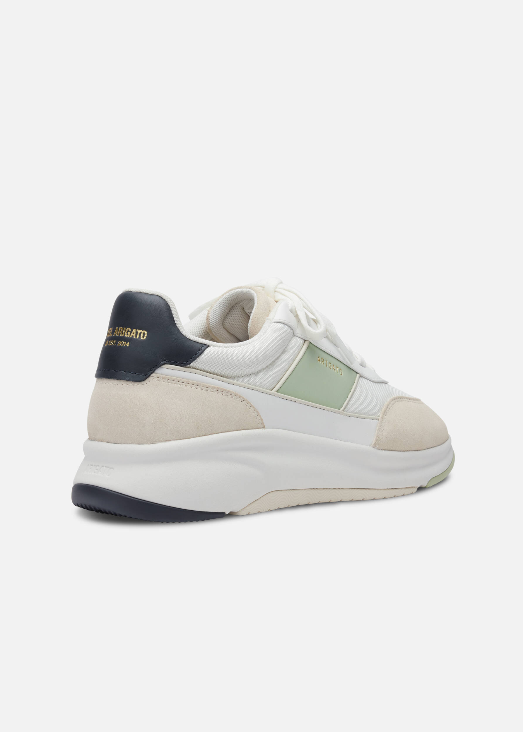 スニーカー Genesis Neo sneakers - Axel Arigato - Leather - Beige/Green Axel Arigato Genesis Neo lace-up Sneakers | Neutrals | FARFETCH