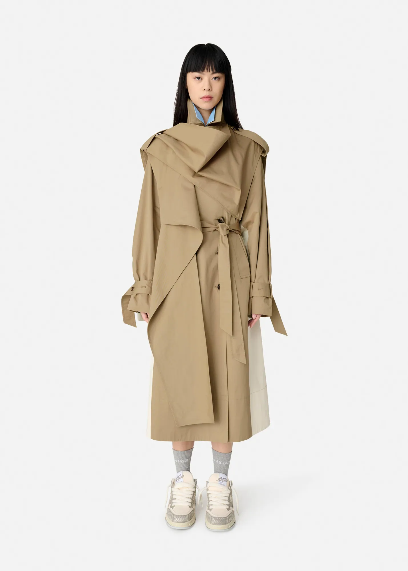 Split Trench Coat