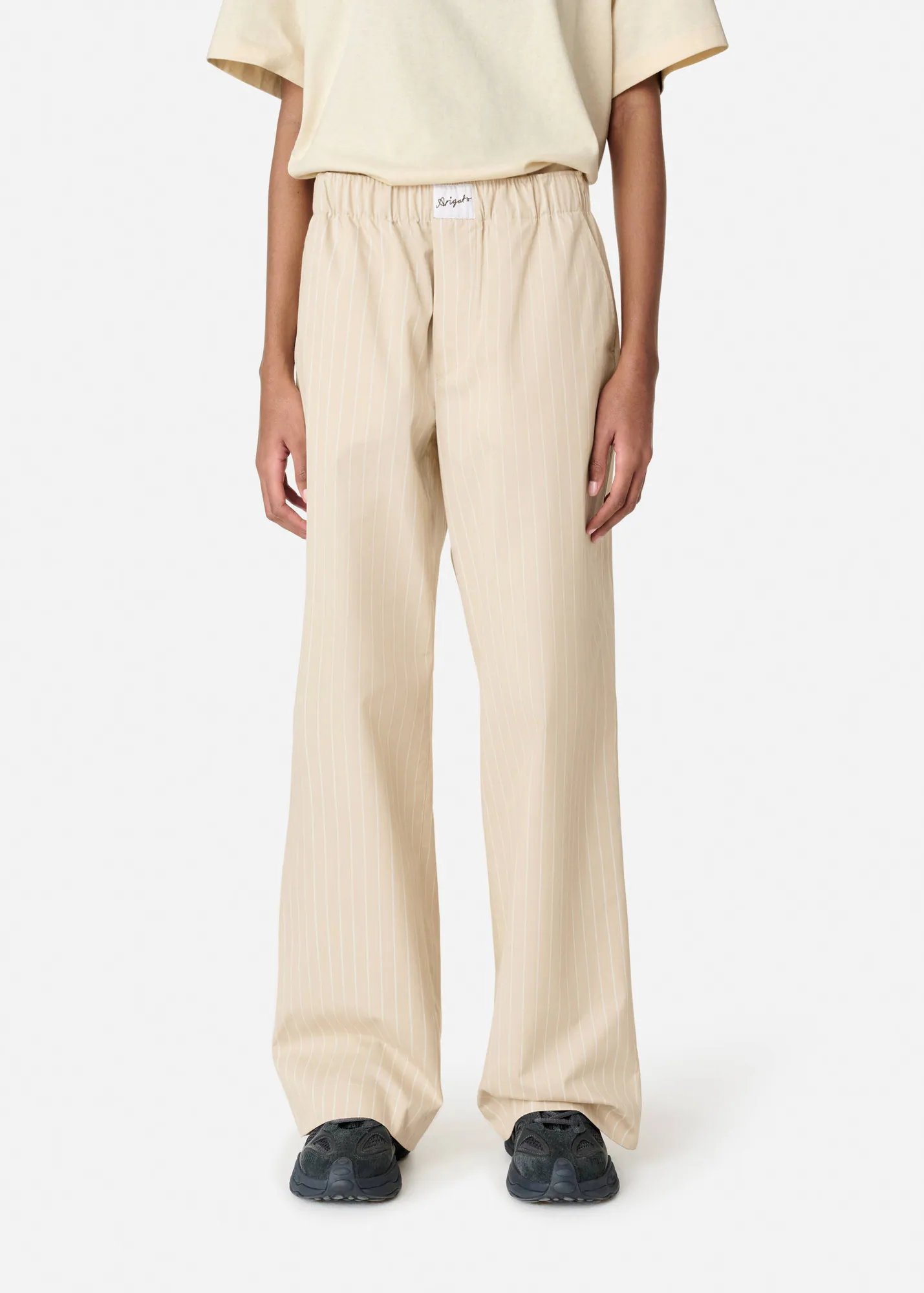 Striped Cotton Trousers
