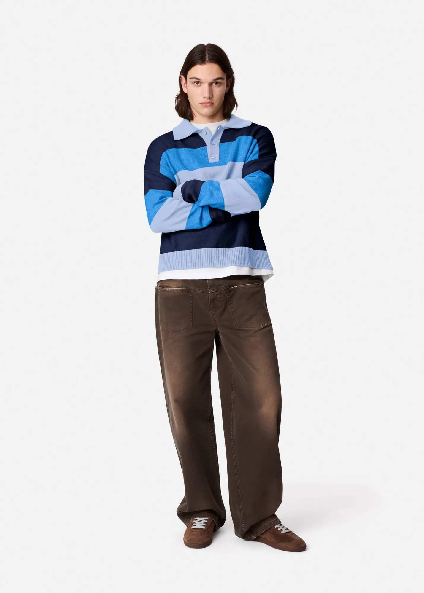 Marine Polo Sweater