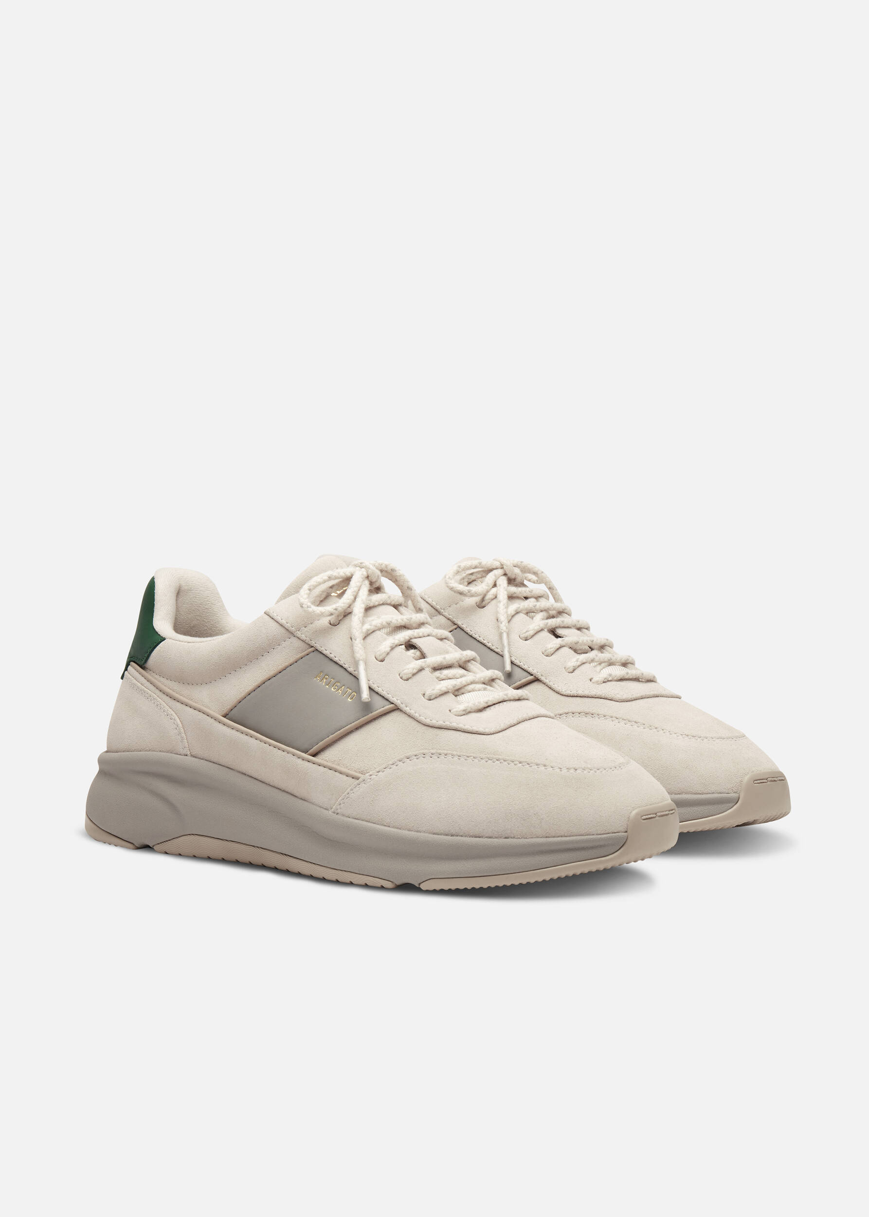 スニーカー Genesis Neo sneakers - Axel Arigato - Leather - Beige/Green AXEL ARIGATO - Genesis Neo Bird Runner