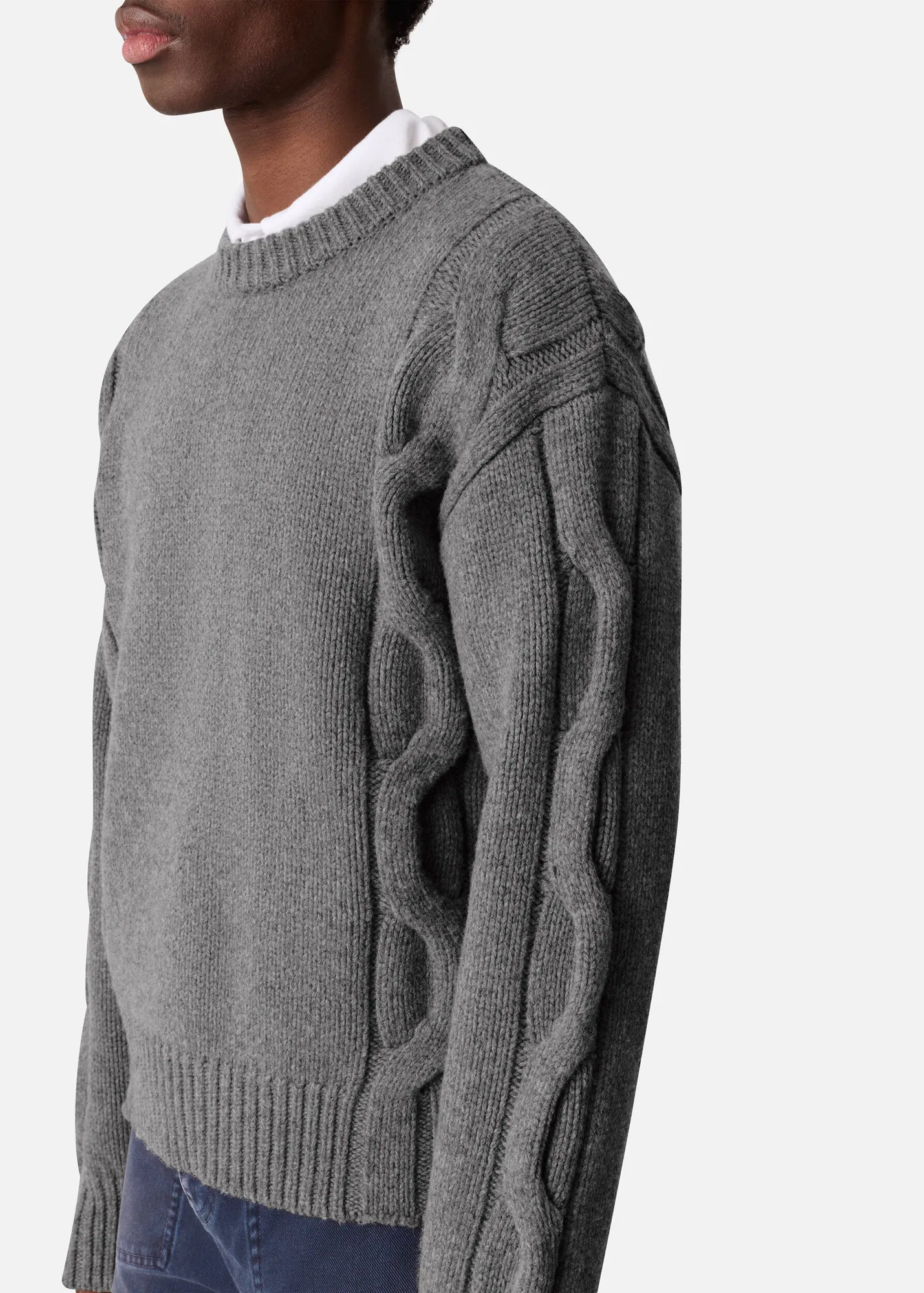 Beam Cable-Knit Sweater