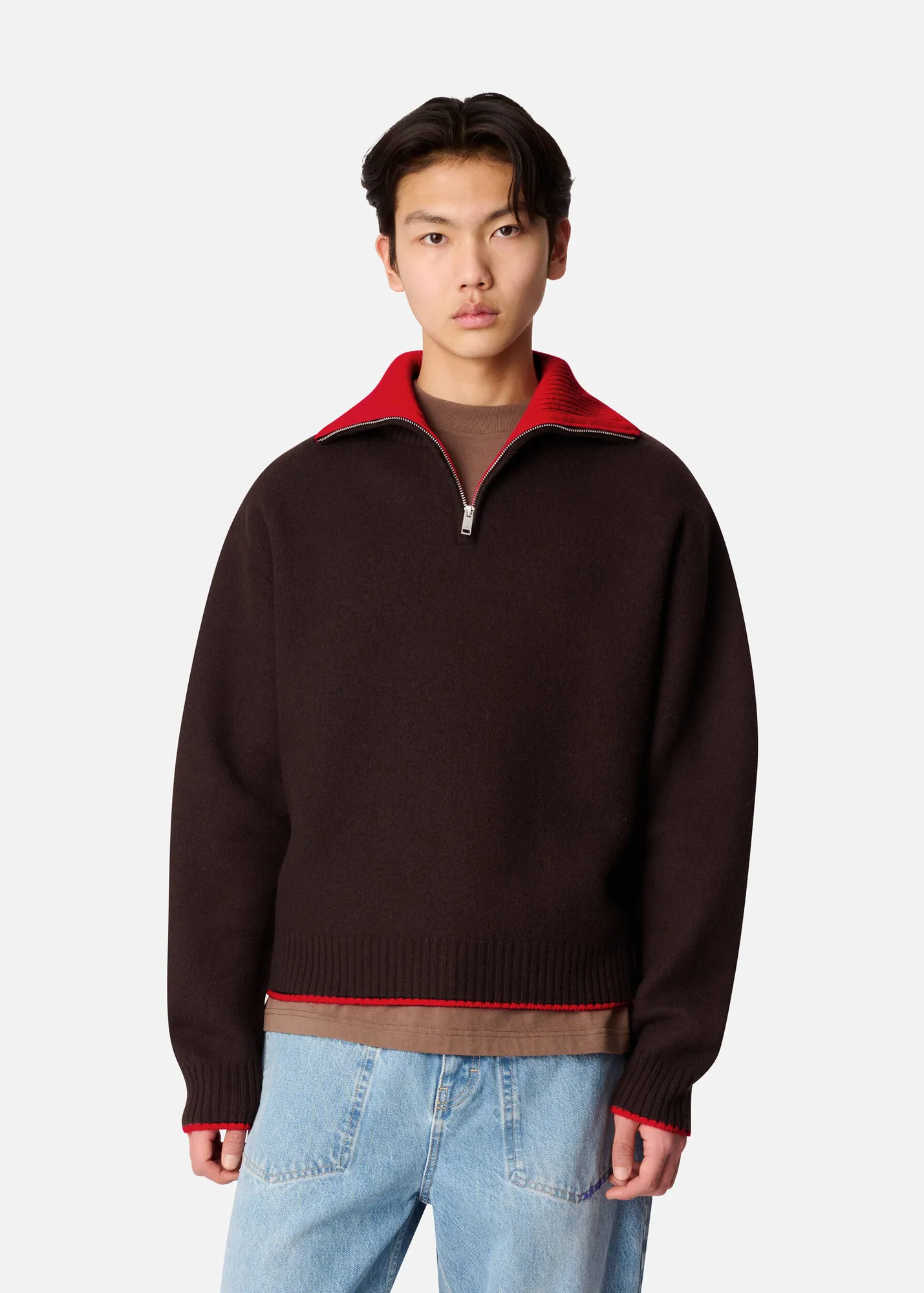 Trace Half Zip Sweater