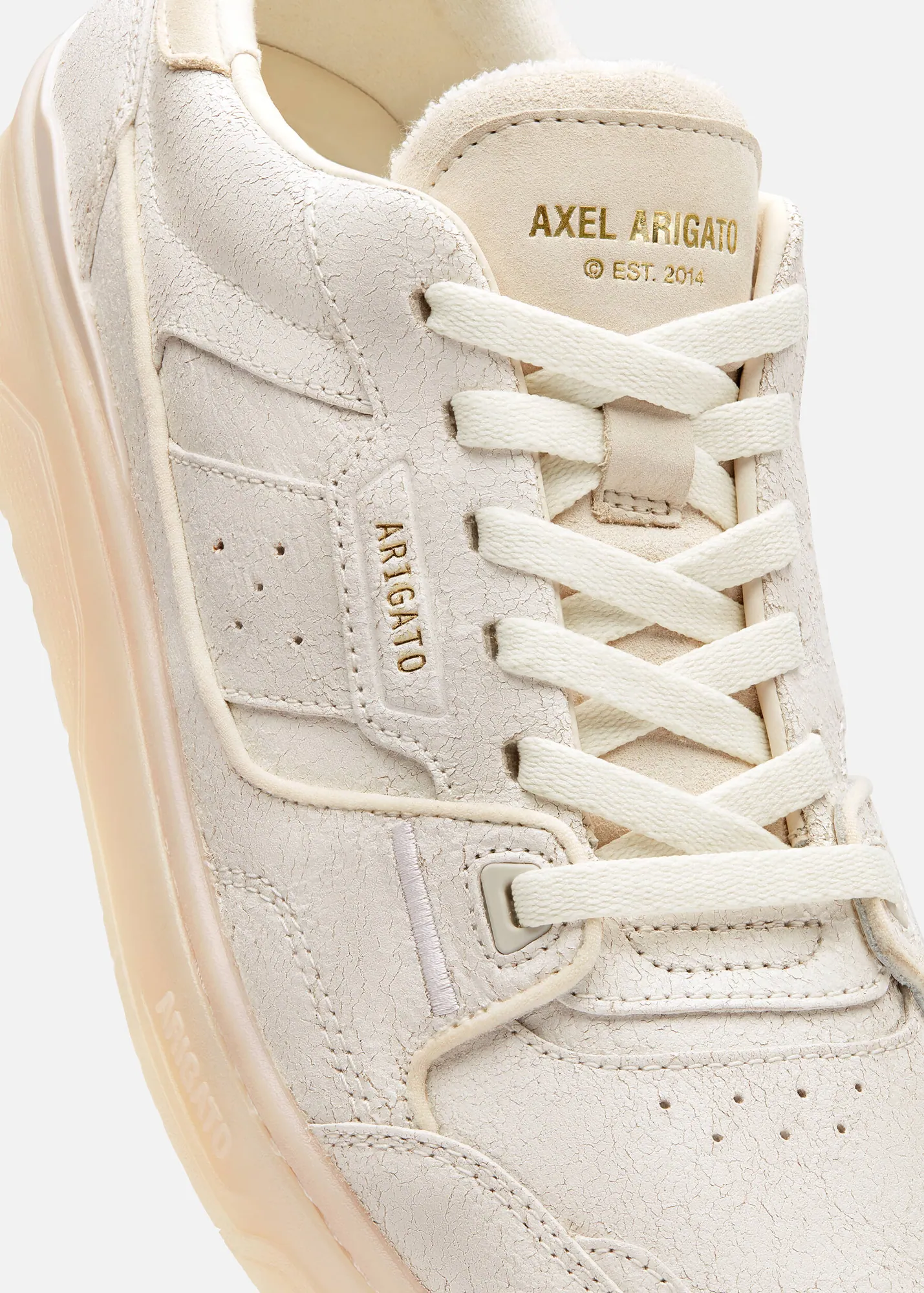 Clay Crackled Sneaker