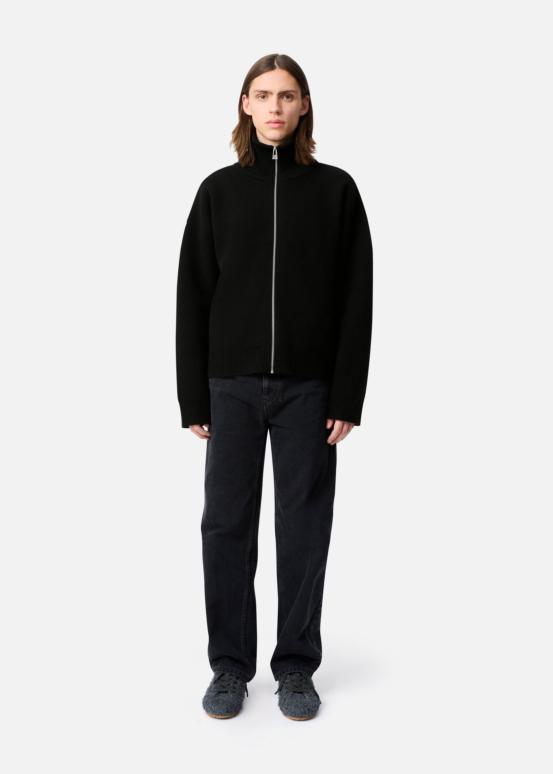  ブラック ジップアップジャケット XL AXEL ARIGATO - Core Zip-Up Sweater