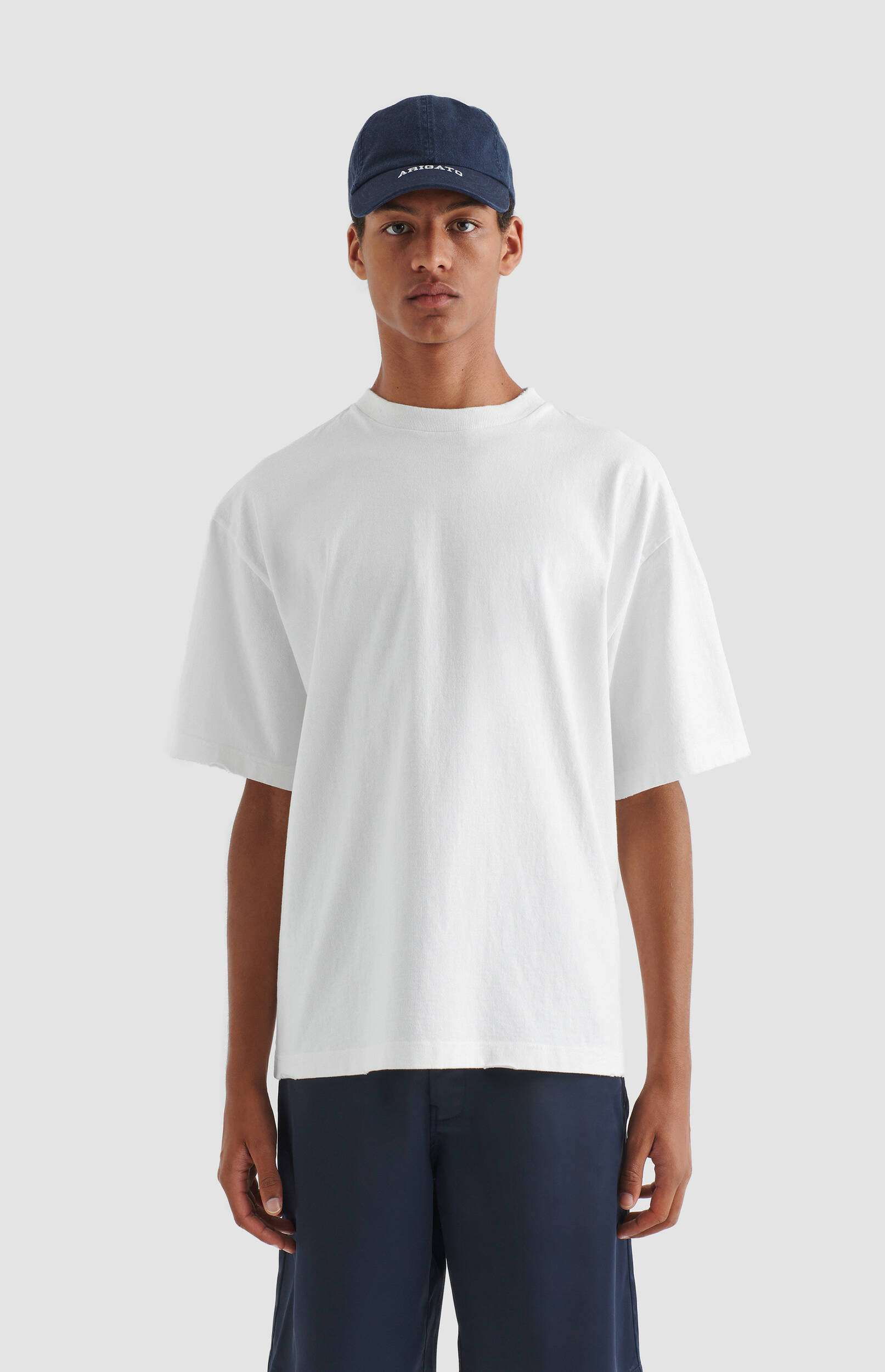 Tシャツ・カットソー AXEL ARIGATO Men T Shirts A2215004 MIDGREY Beige AXEL ARIGATO - Legacy T-Shirt