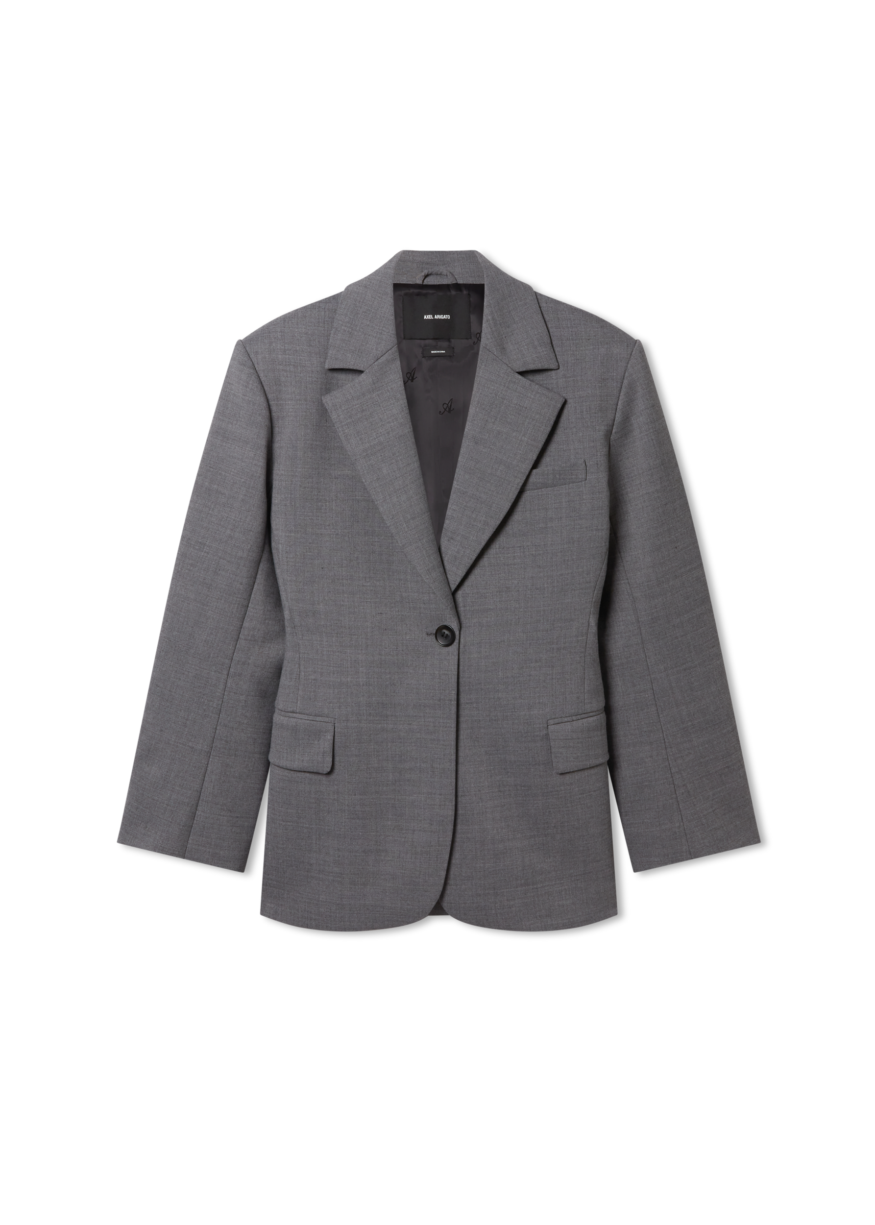 Axel Arigato Wren Blazer In Grey