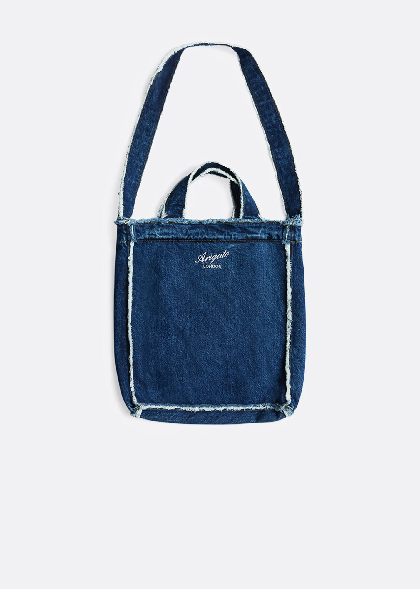 Dune Frayed A Denim Bag