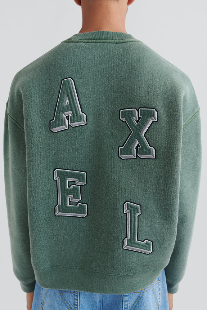 AXEL ARIGATO - Typo Embroidered Sweatshirt