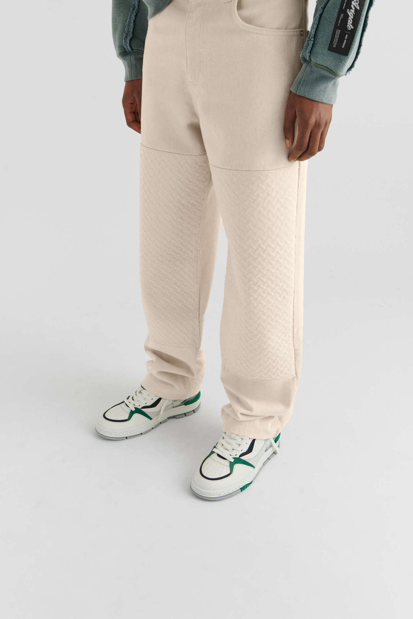Grate Embossed Trousers