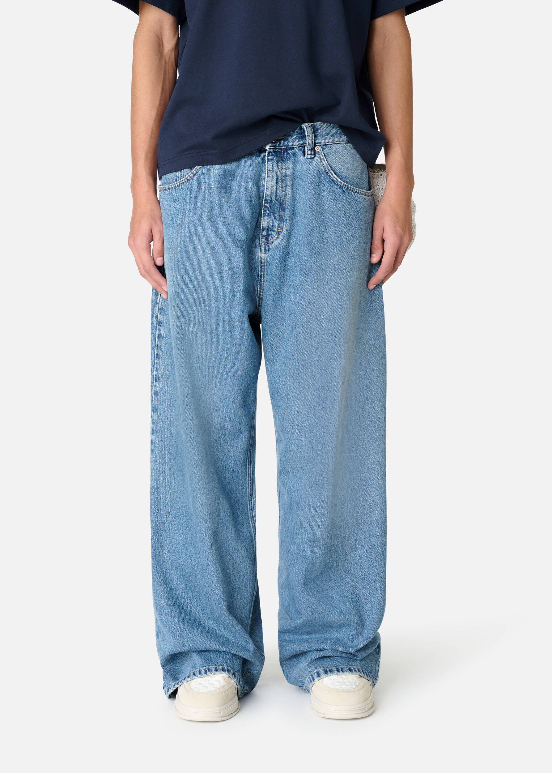 AXEL ARIGATO - Embroidered Relaxed Jeans