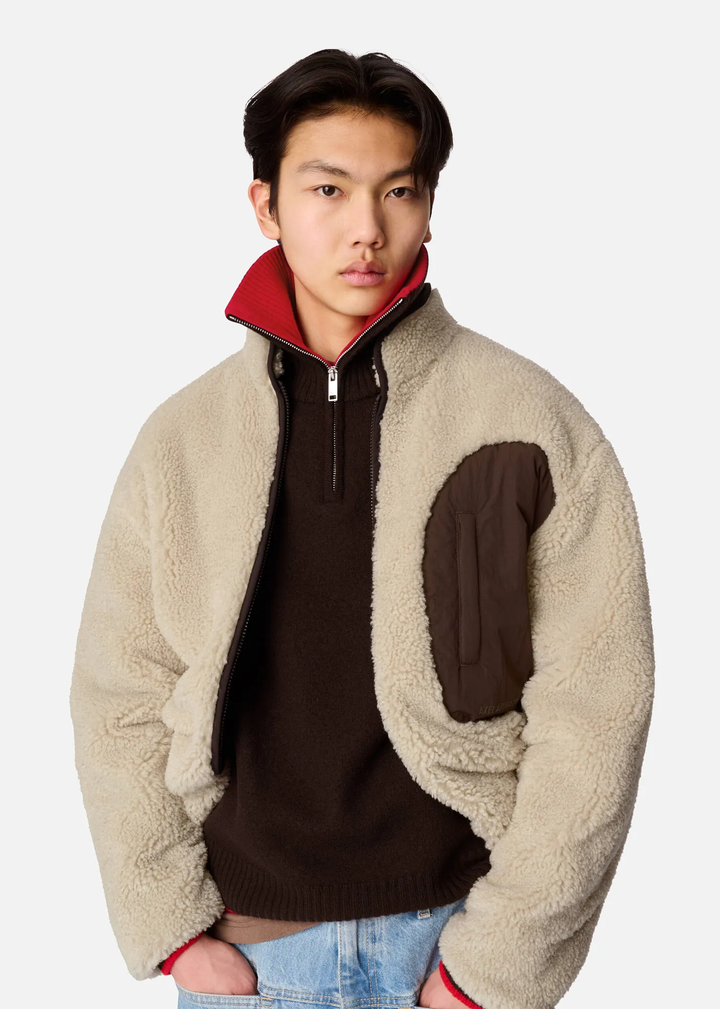 Trace Half Zip Sweater