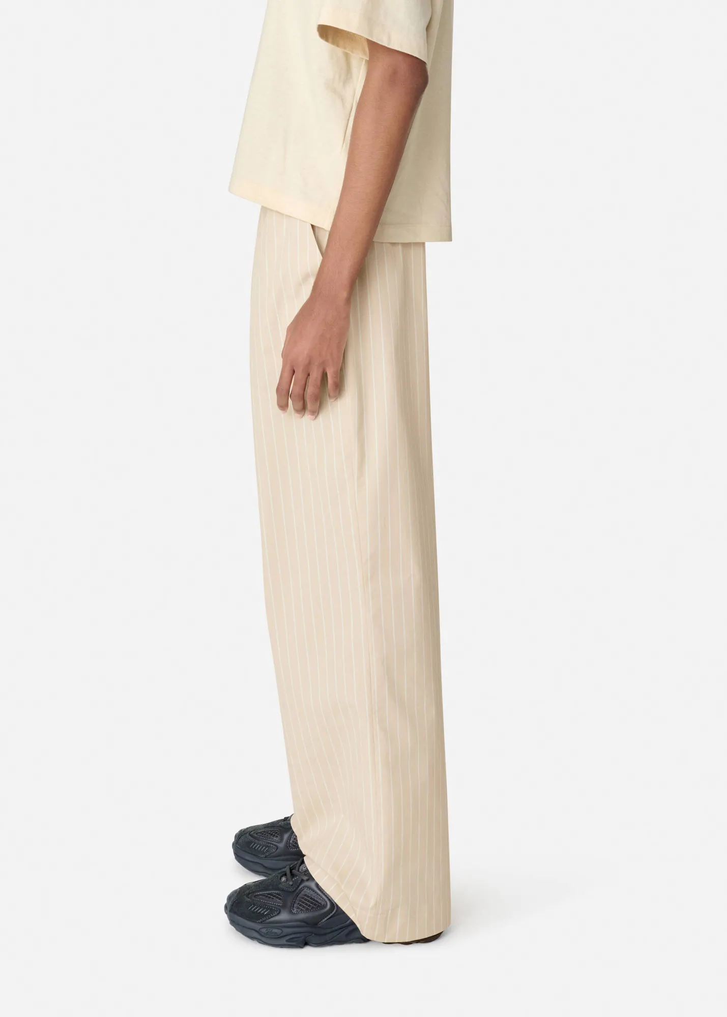Striped Cotton Trousers