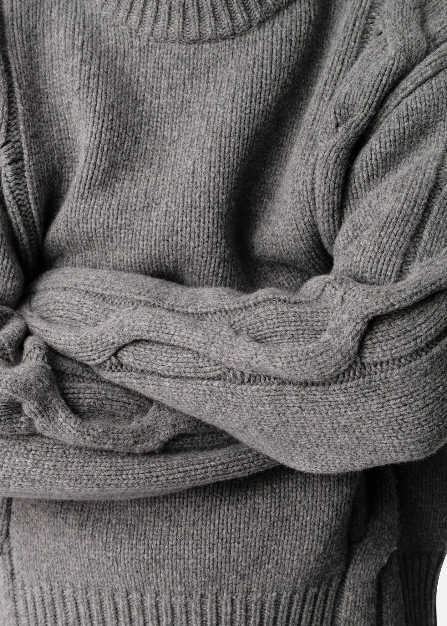 Beam Cable-Knit Sweater
