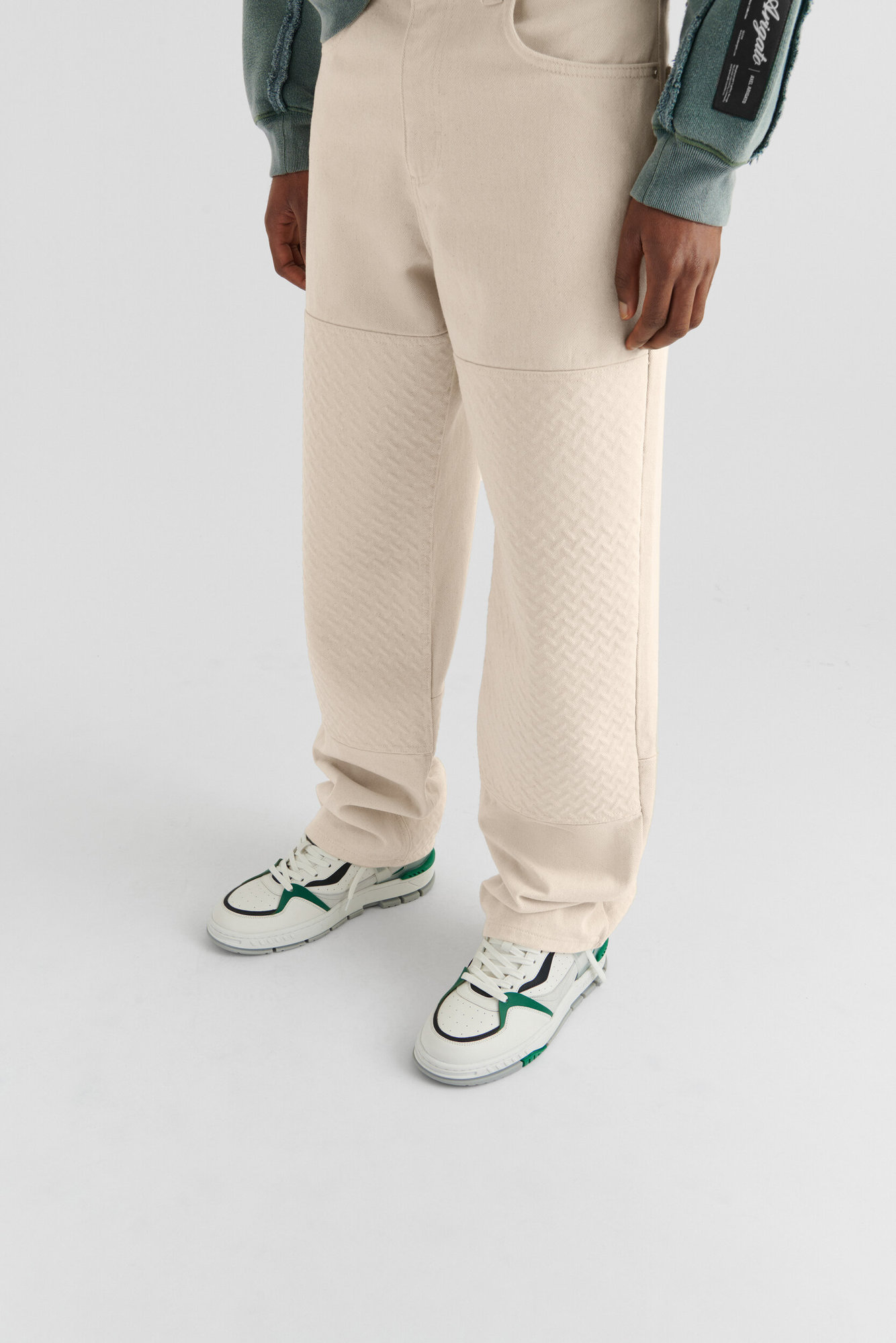 Grate Embossed Trousers