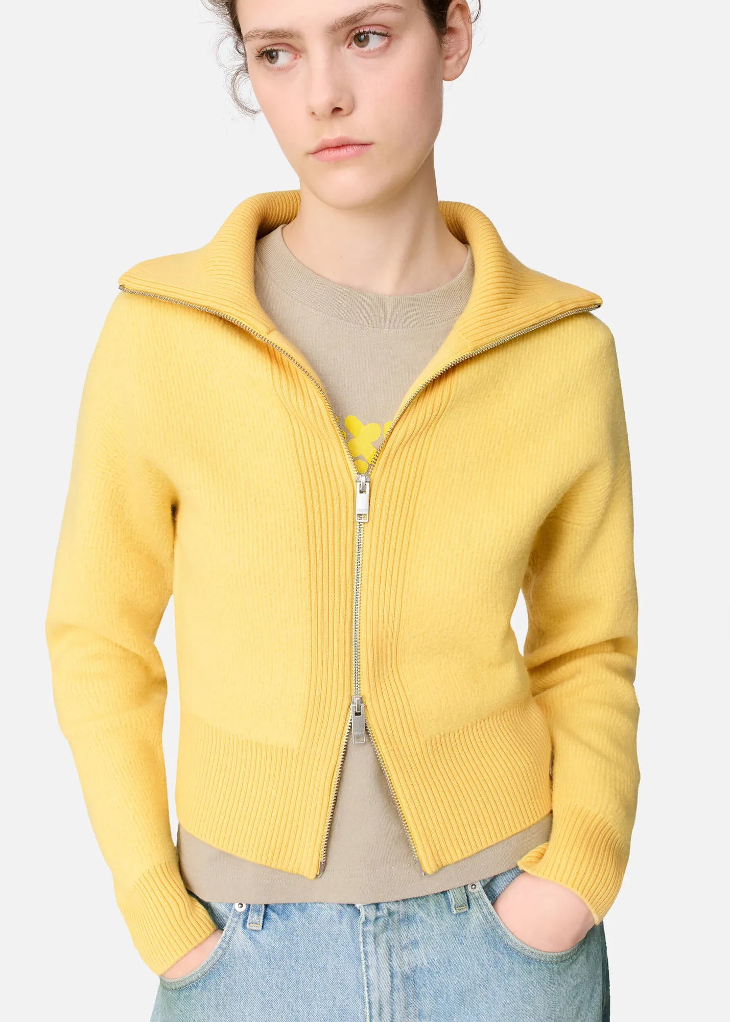 Verve Zip-Up Cardigan