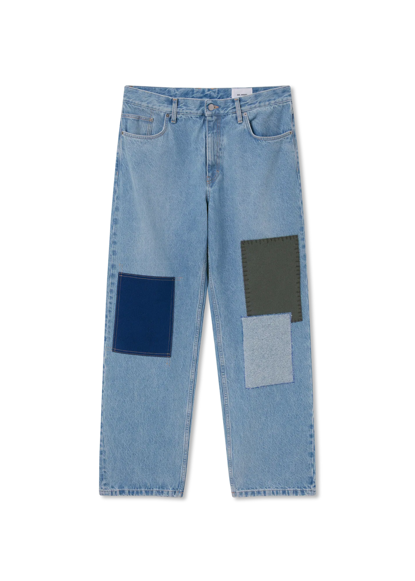 Zine Embroidered Patch Jeans