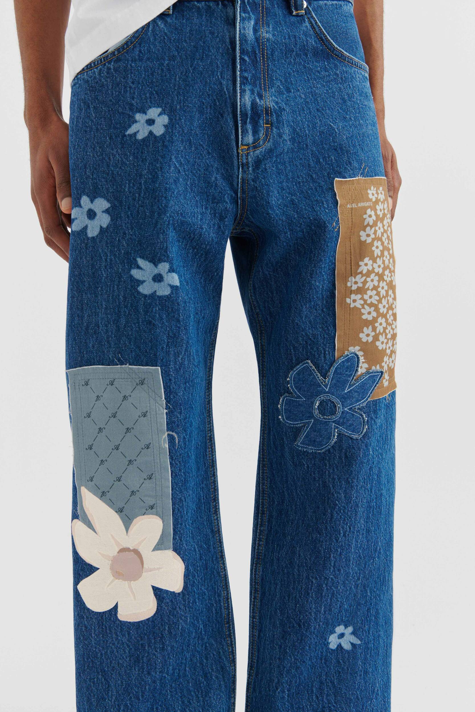 Retrofête Rafael Patchwork Denim Jean Patchwork / 28