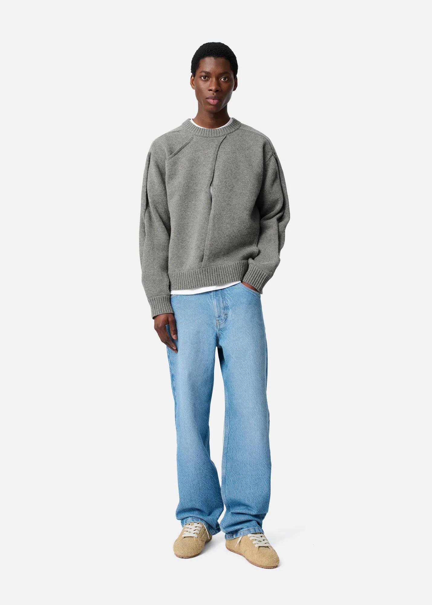 Stitch Panelled Sweater
