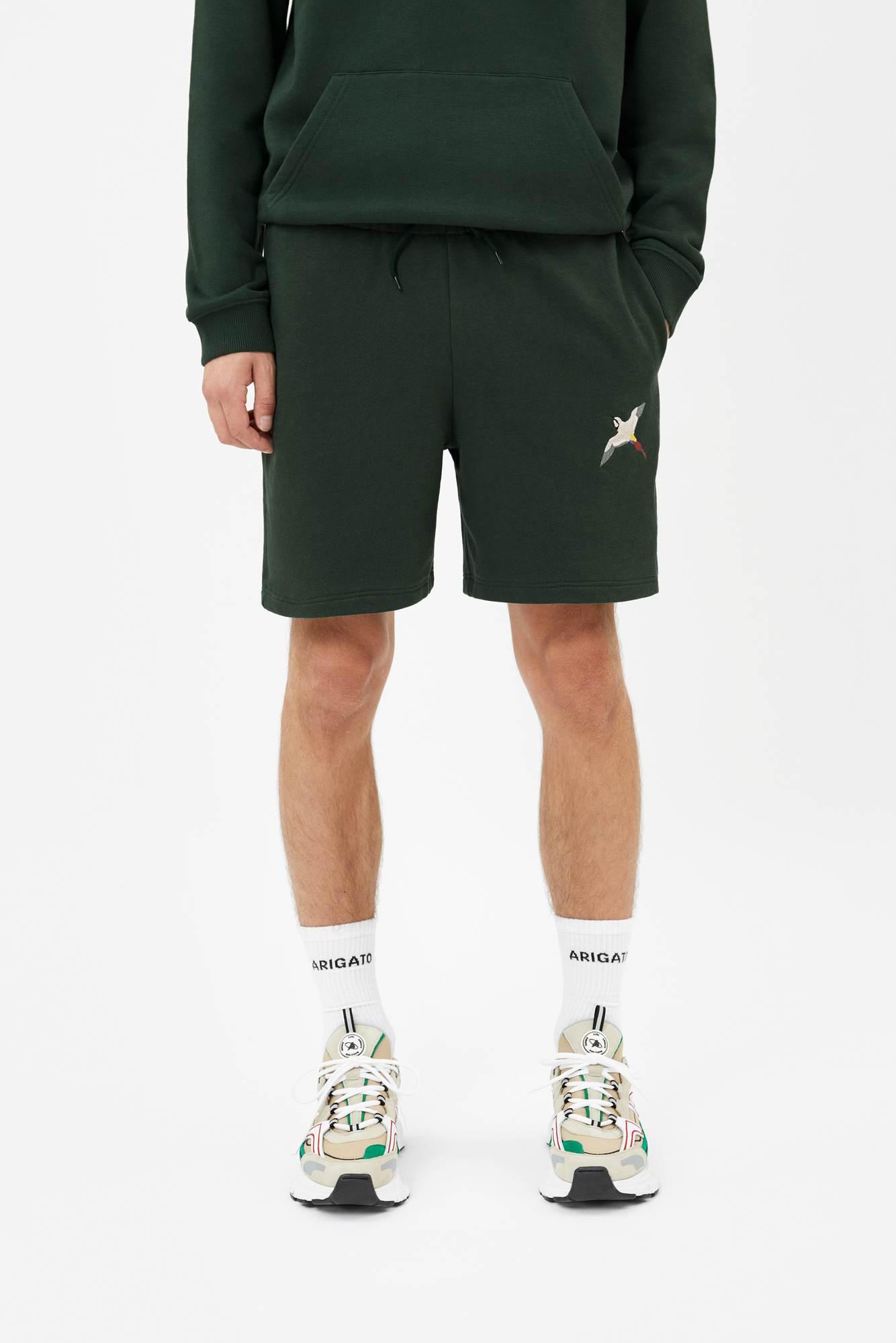 Single Bee Bird Sweatshorts