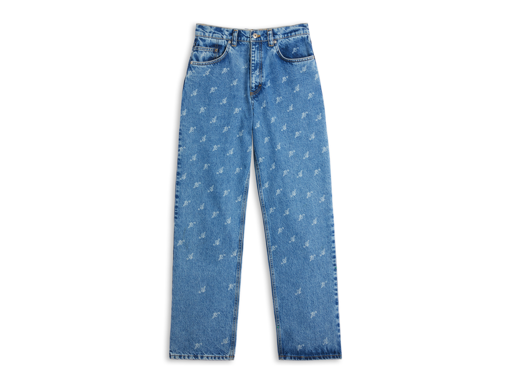 Faded Signature Zine Jeans