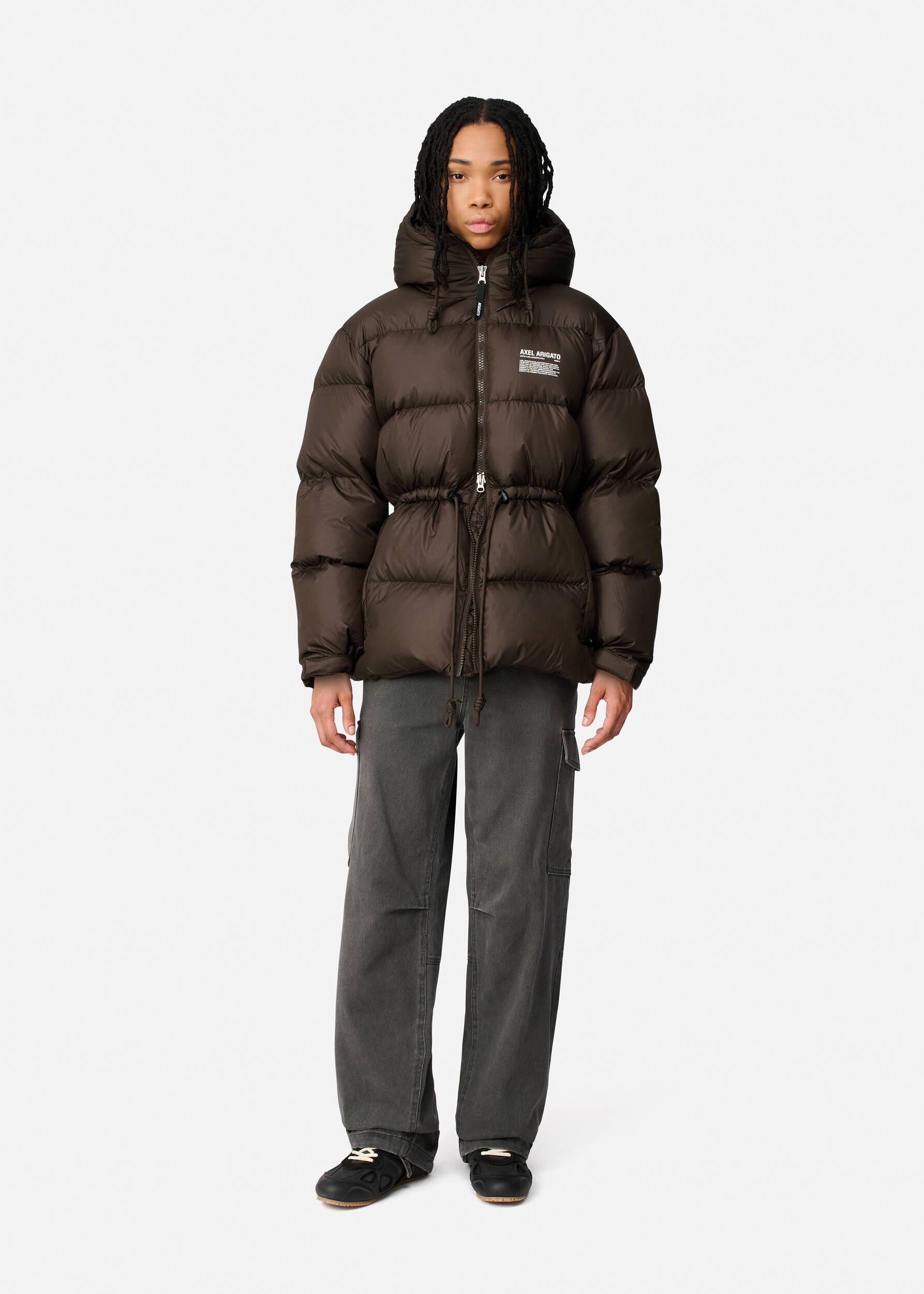 HUNGRY＆ANGRY ハングリー アングリー 中綿ベロアブルゾンジャケット a.p.o.v. -ankoROCK's select- シャイニーキルティングオーバーサイズ