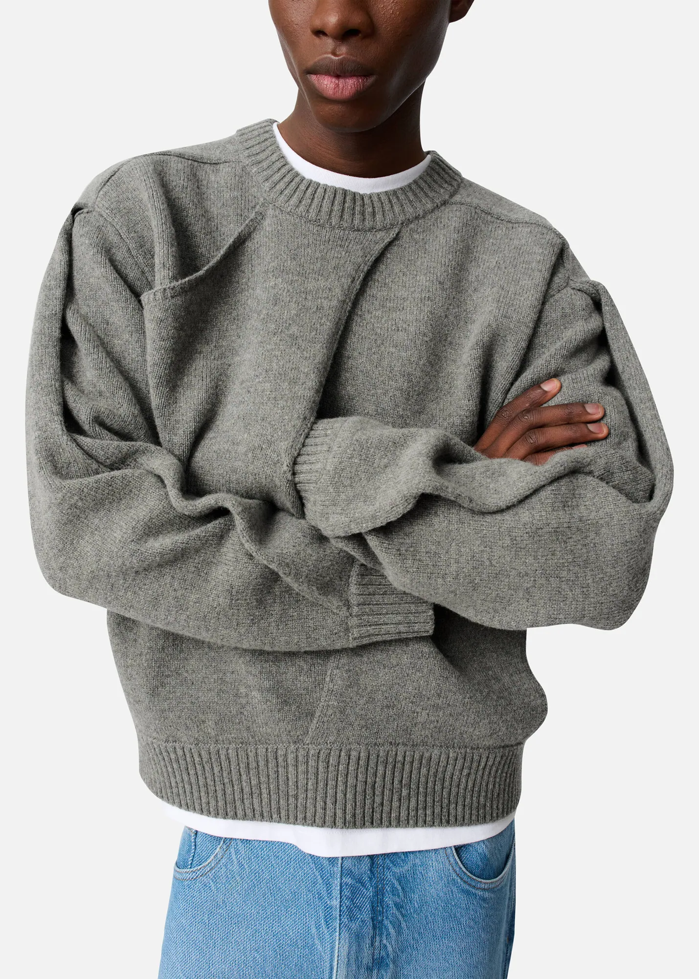 Stitch Panelled Sweater