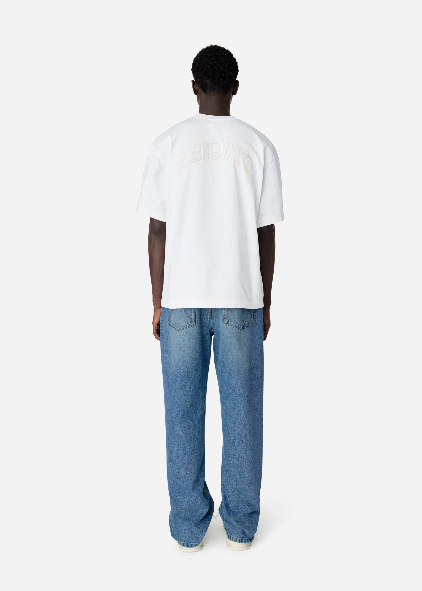 【関税込み】Axel Arigato ホワイト Motto Tシャツ AXEL ARIGATO - Motto T-Shirt
