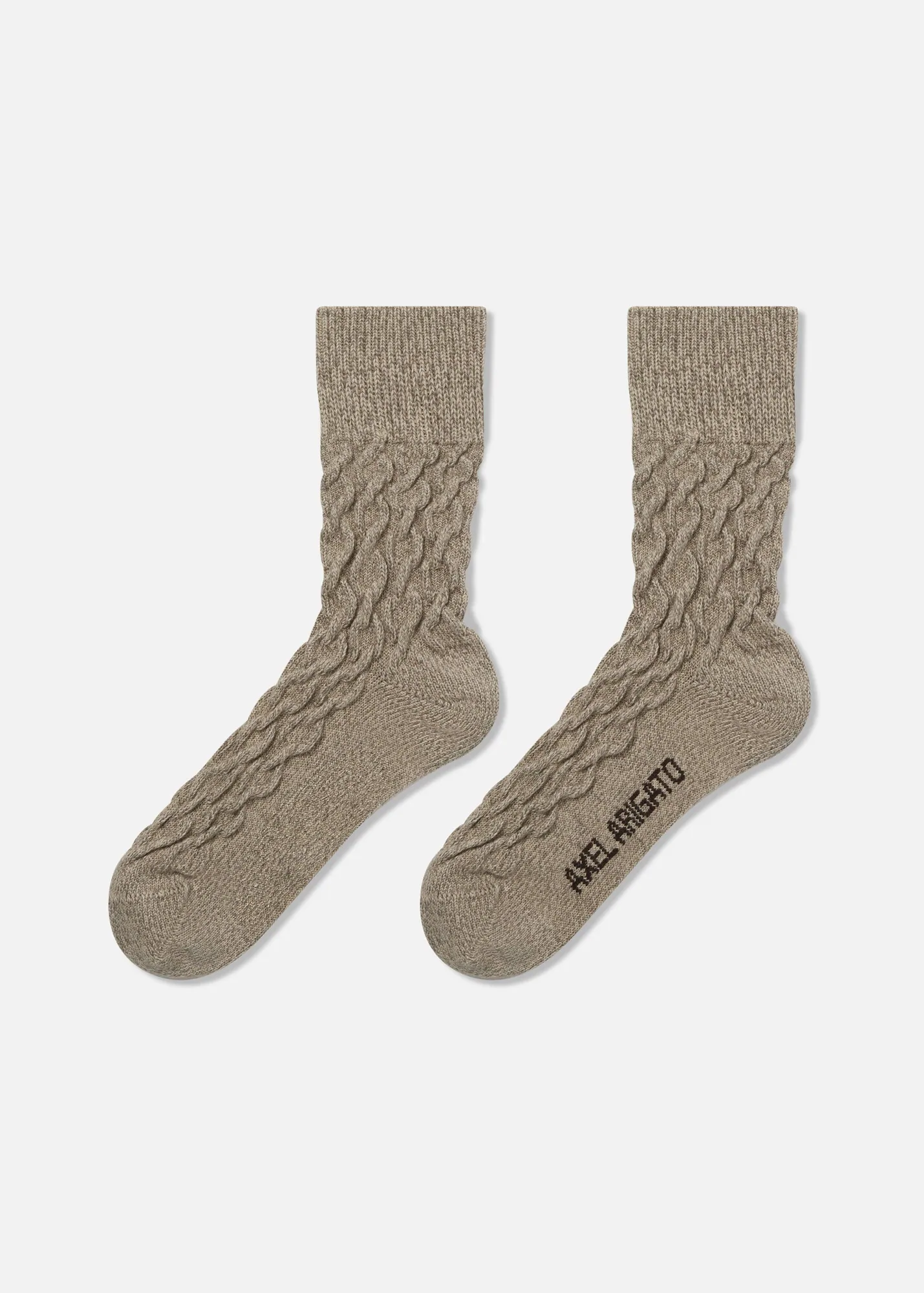 Cable Mélange Socks
