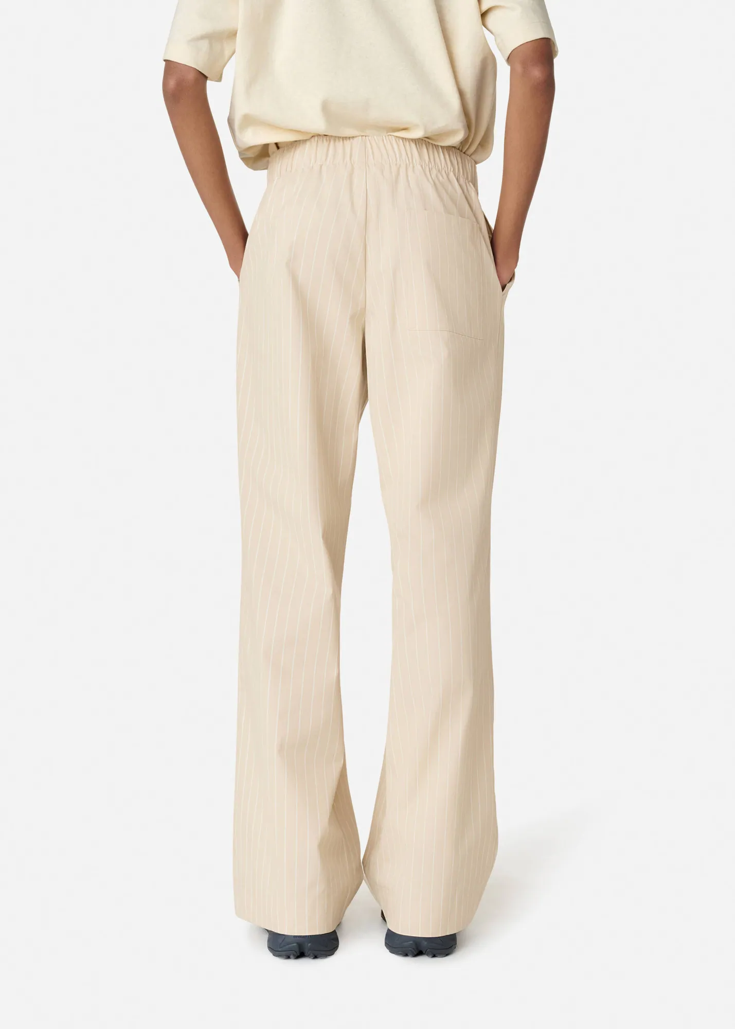 Striped Cotton Trousers