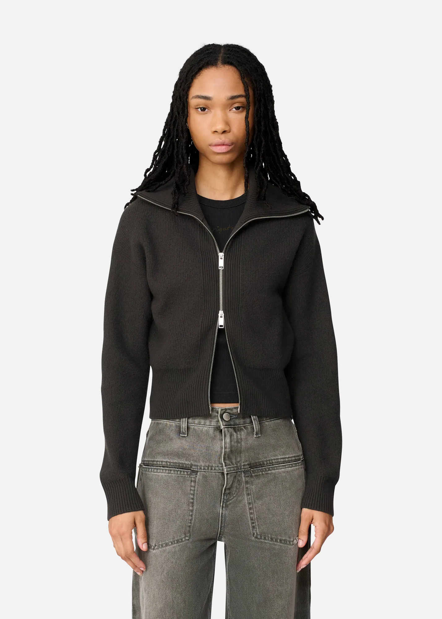 Verve Zip-Up Cardigan