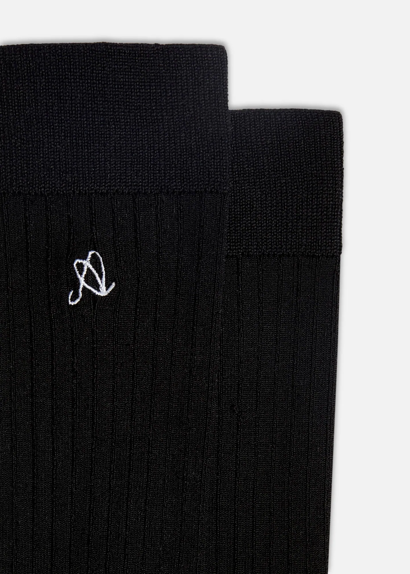 A LOGO SILK SOCKS
